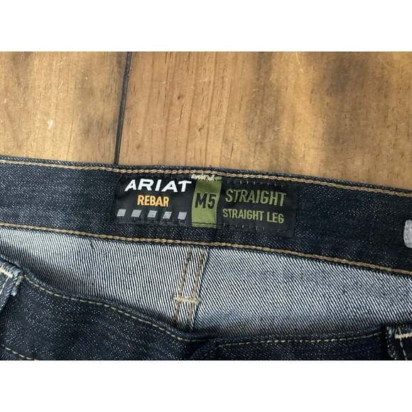 Ariat Rebar 40x34 M5 Straight Leg Jeans - Picture 7 of 14